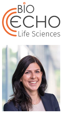 BioEcho Life Science Logo & Nike Bahlmann photo